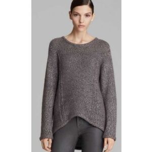 Helmut Lang Gray Alpaca Wool Sweater Size Small